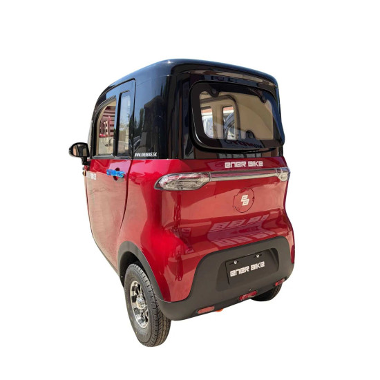 ENERBIKE TRIO CABIN 2.0 - elektrická trojkolka s uzavretou kabínou - 1kW 60V 58Ah, bez vodičského 25km/h